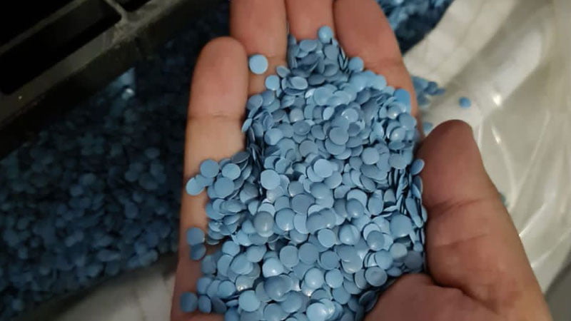 Açık Mavi PE Geri Dönüşüm